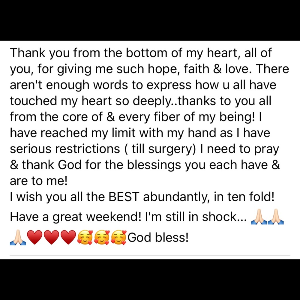 Grateful...